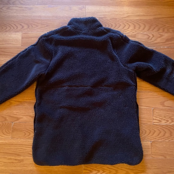 Nike Yoga Sherpa Anorak Pullover Half-Zip Jacket Men’s Medium Navy Blue - Picture 9 of 12